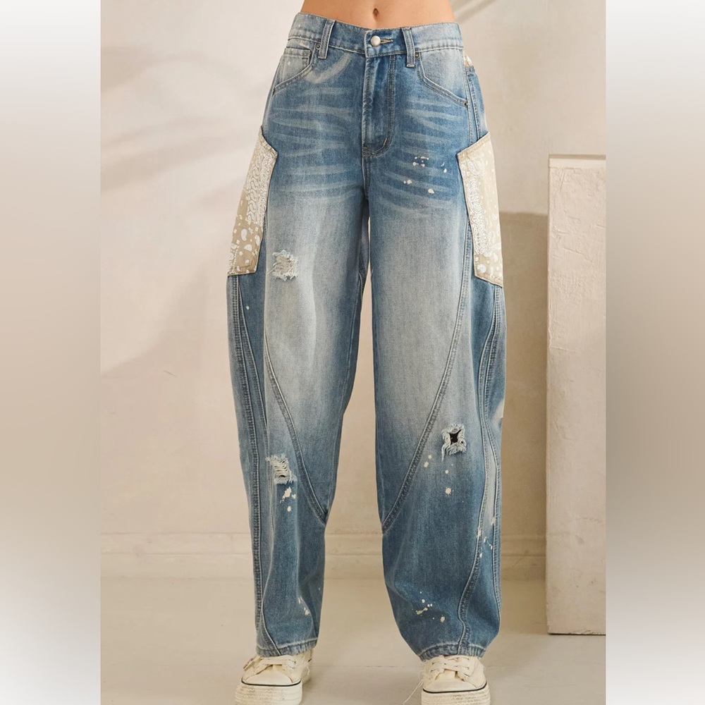 OLI & HALI ❤️ WASHED BIG
EXTENDED POCKET PANTS